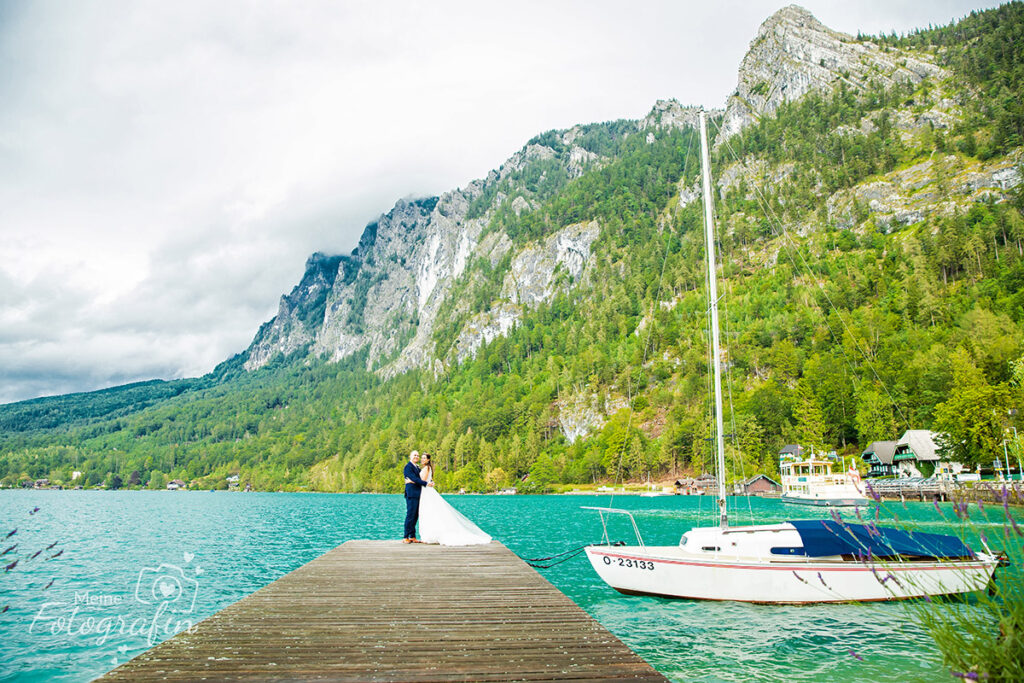Hochzeitsfoto am See