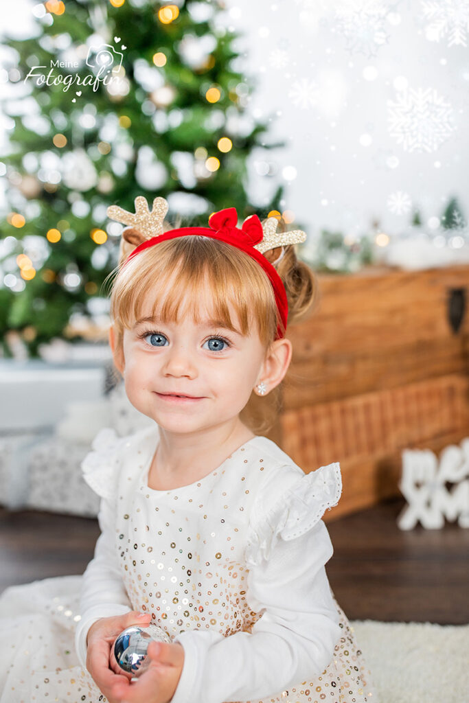 Weihnachtsfoto Mädchen