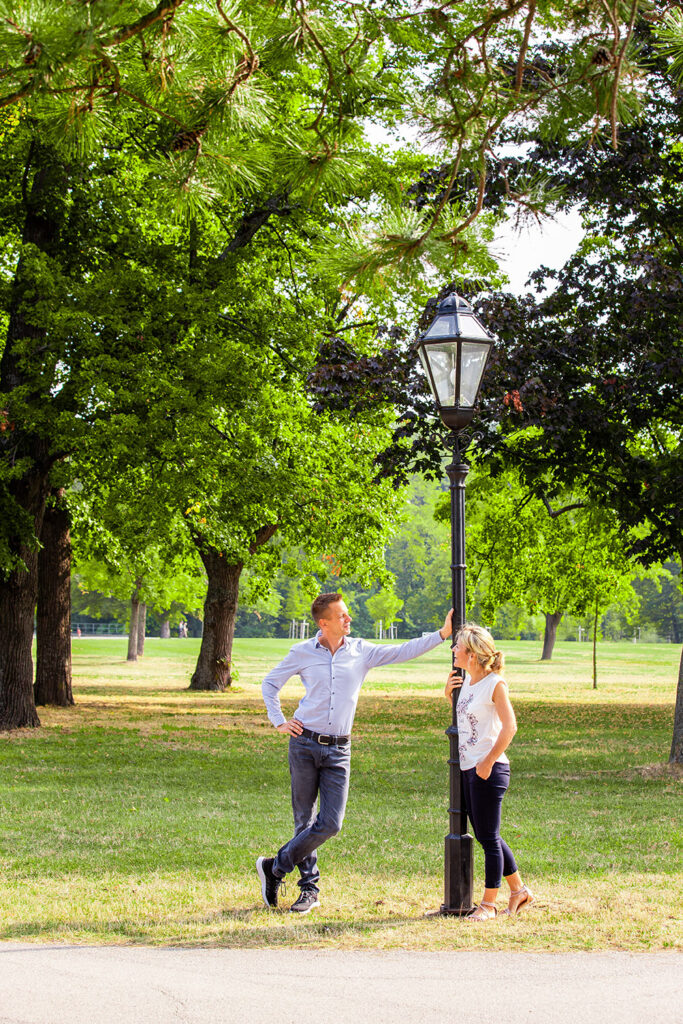 paarfoto bei Laterne